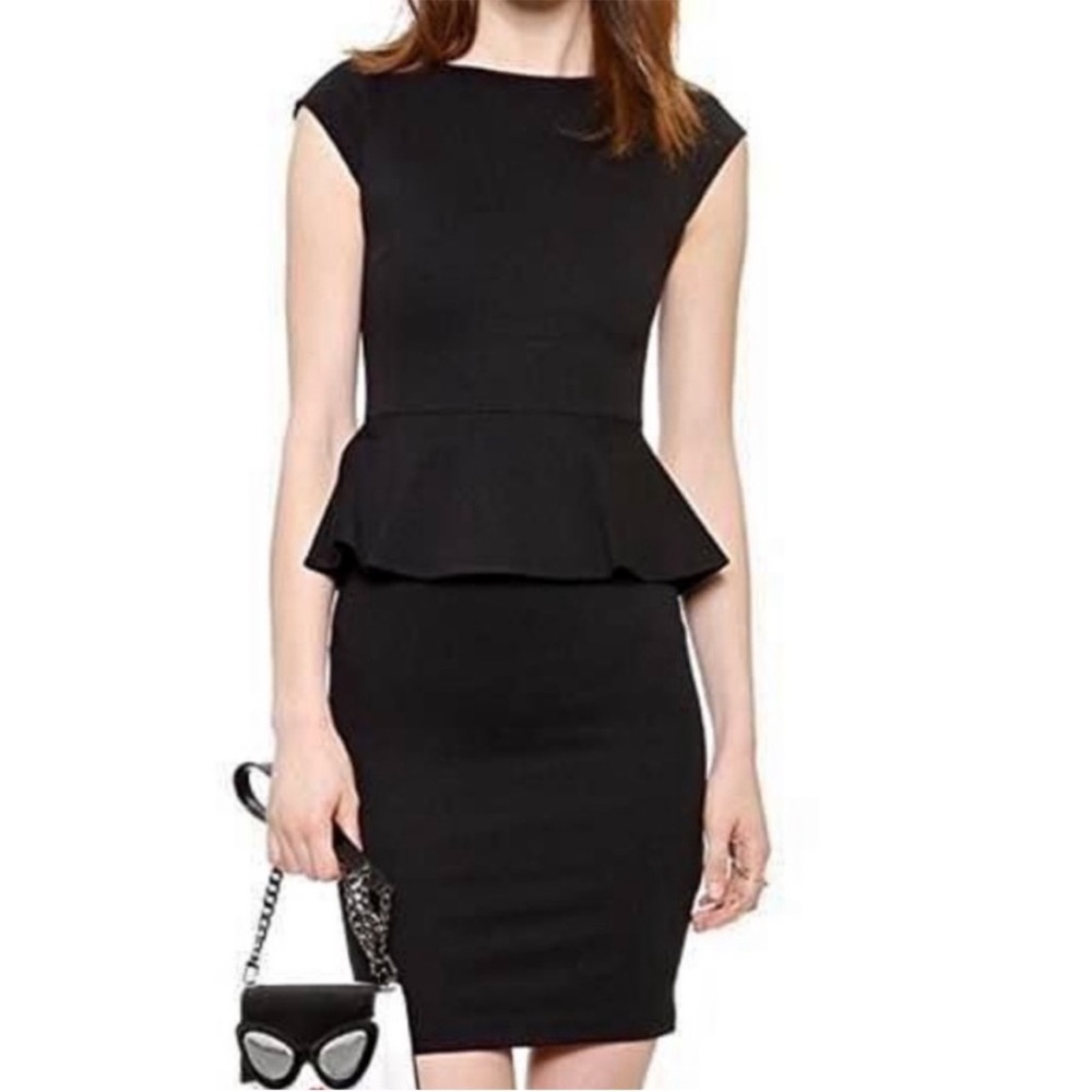 1Alice + Olivia, peplum dress, little black dress, size 2
